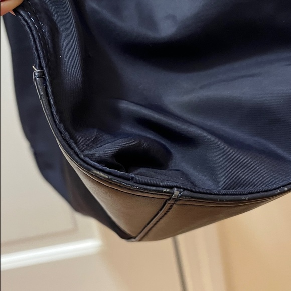Tory Burch Large Navy Nylon and Leather Tote - Picture 5 of 16